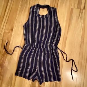 Striped Romper NWT